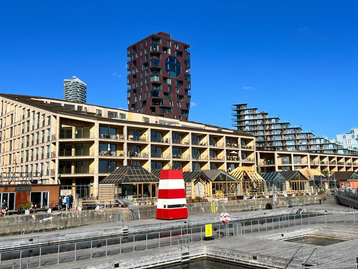 Apartment Directly To Seafront Of Bassin 7 With Big Balcony And Free Parking Århus Exterior foto