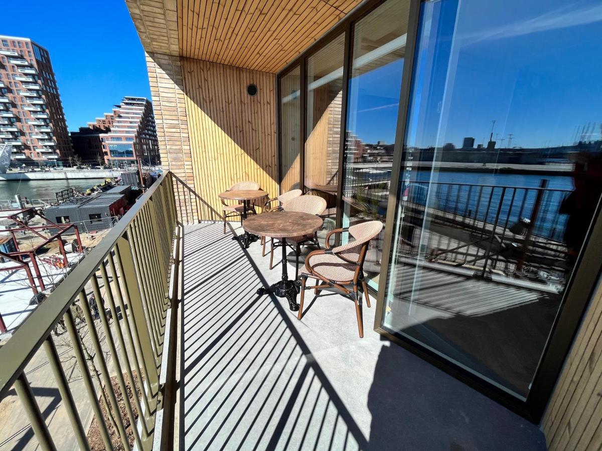Apartment Directly To Seafront Of Bassin 7 With Big Balcony And Free Parking Århus Exterior foto